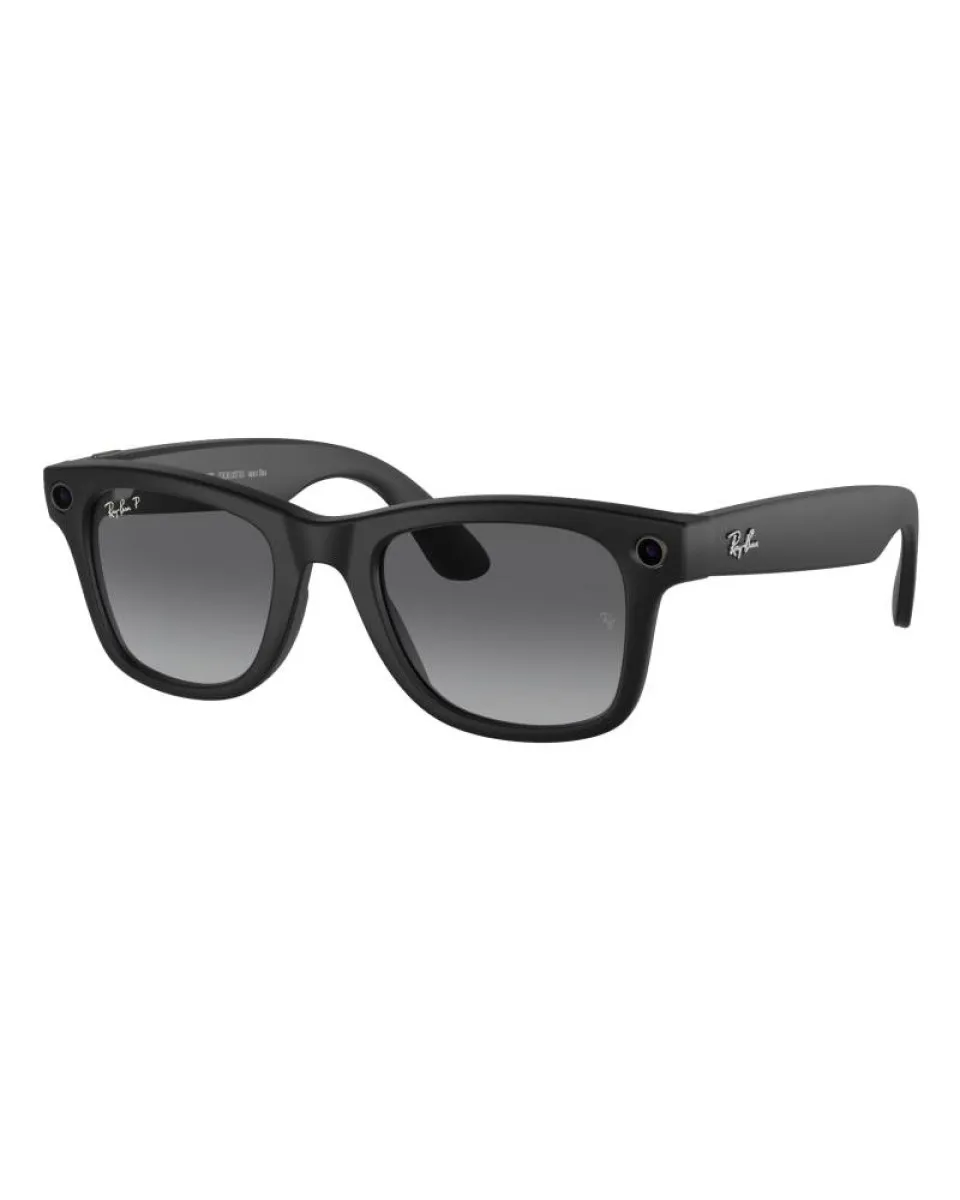 Naočare Ray Ban Meta Wayfarer - Black Graphite - Polar 