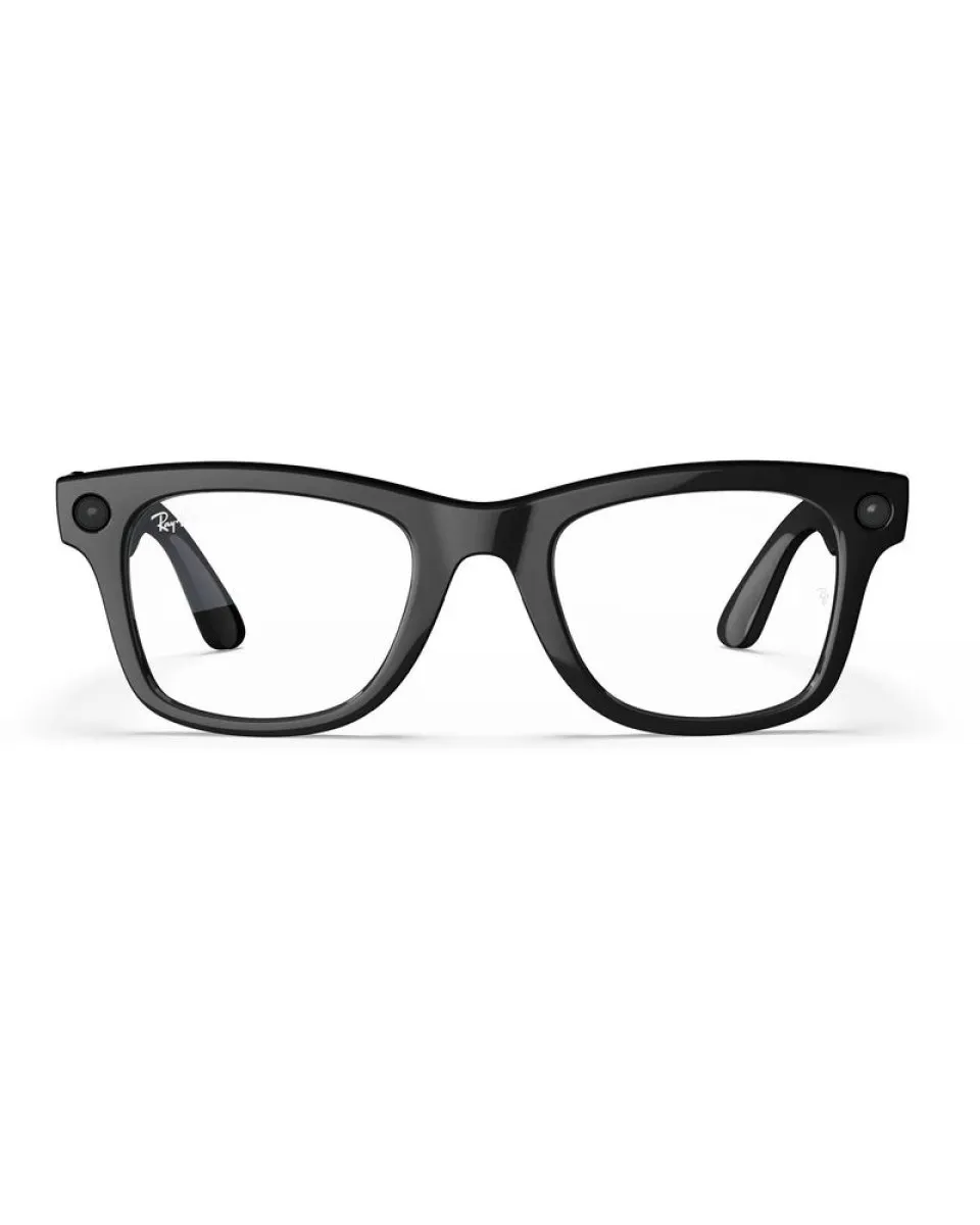 Naočare Ray Ban Meta Wayfarer - Shiny Black - Clear 