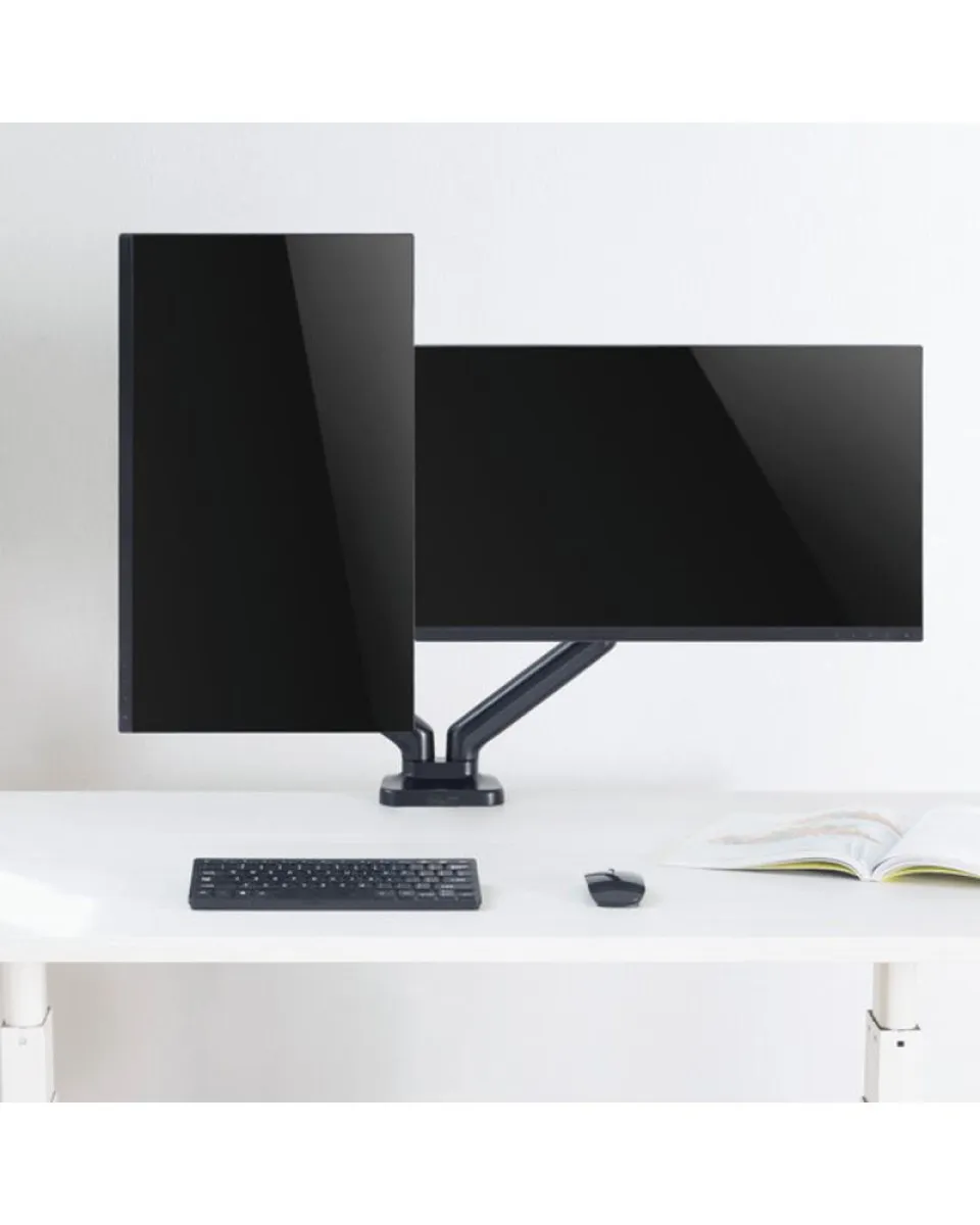 Nosač za dva monitora - UVI VESA sa gasnim amortizerom (13