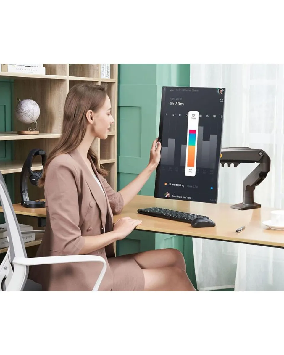 Nosač za monitor - North Bayou F80 - Crni 