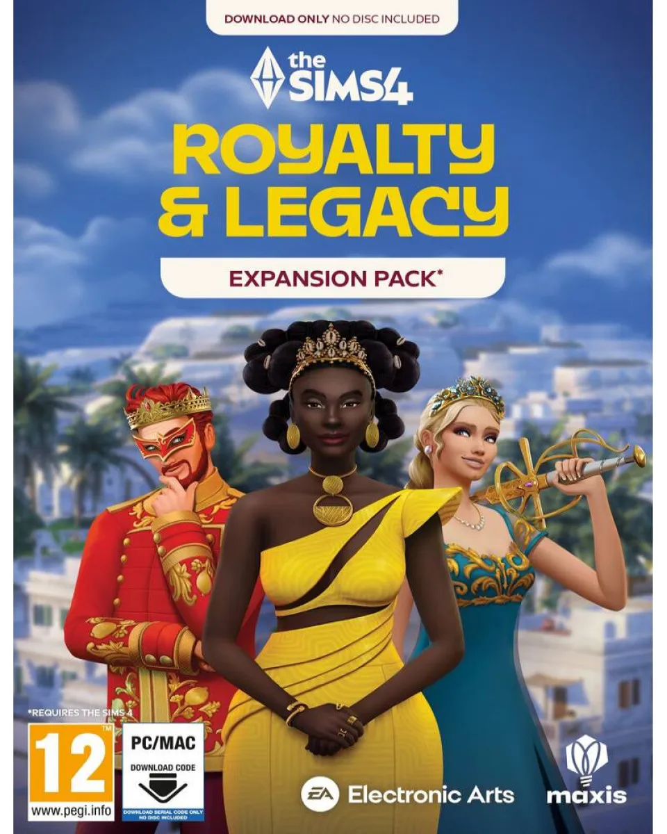 PCG The Sims 4 - Royalty & Legacy (EP21) - Code in a Box 