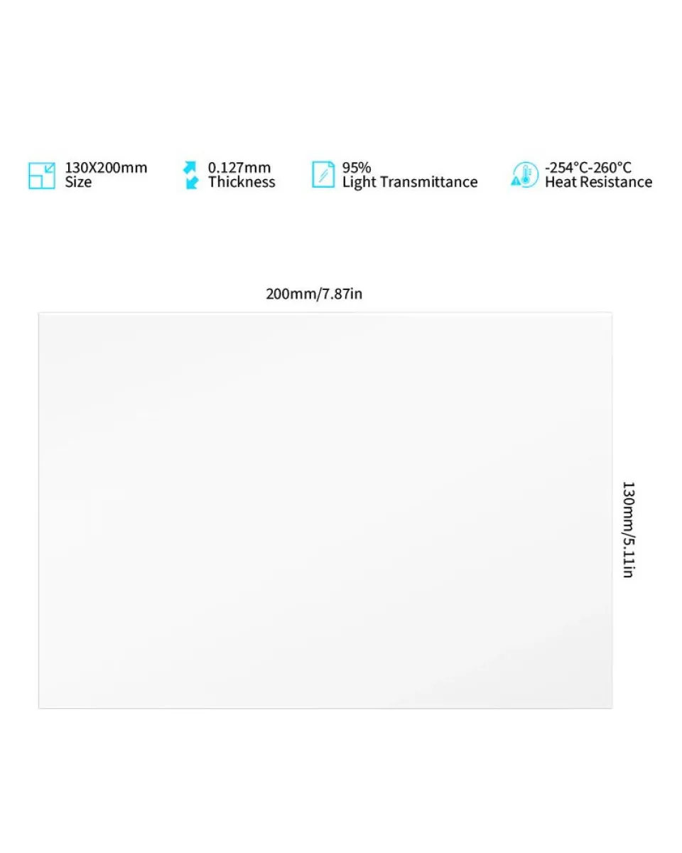 PFA Film Kit Elegoo Mars 4 DLP 