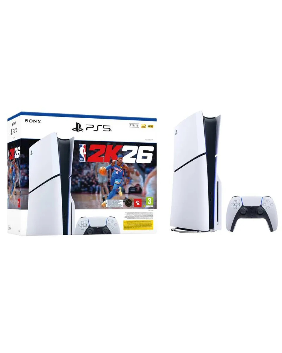 Konzola PlayStation 5 - 1TB Slim + PS5 NBA 2K26 