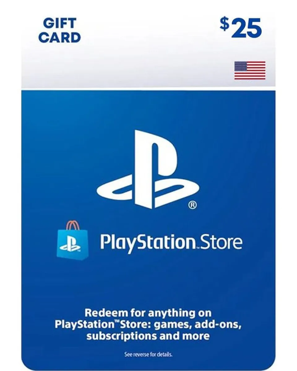 PlayStation Network PSN Card $25 (USA) - Digital Code 