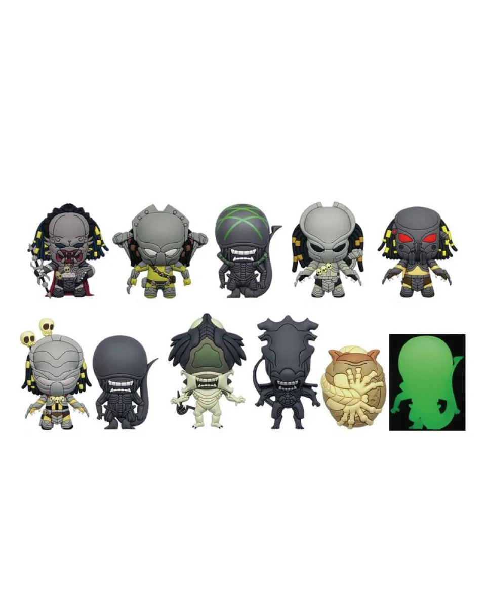 Privezak Alien vs Predator - Bag Clips 