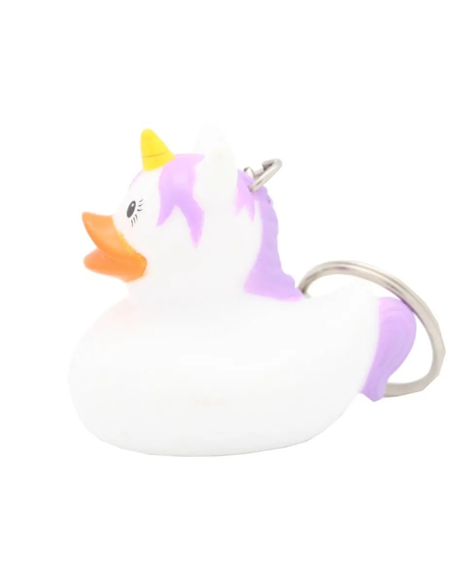 Privezak Lilalu Patkica - White Unicorn - Rubber Duck 