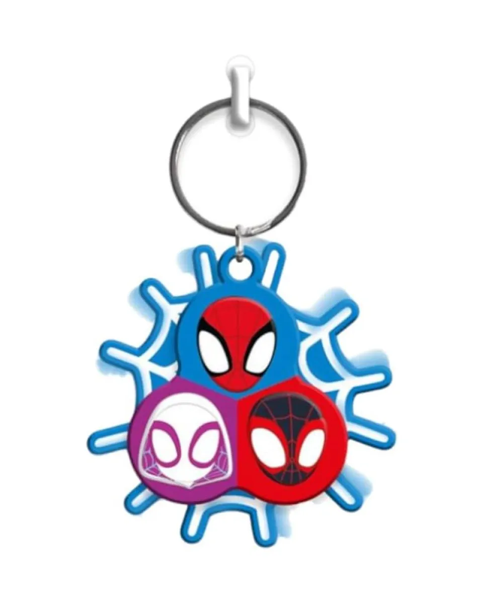 Privezak Spidey And His Amazing Friends - Three Friends Spinner Keychain 