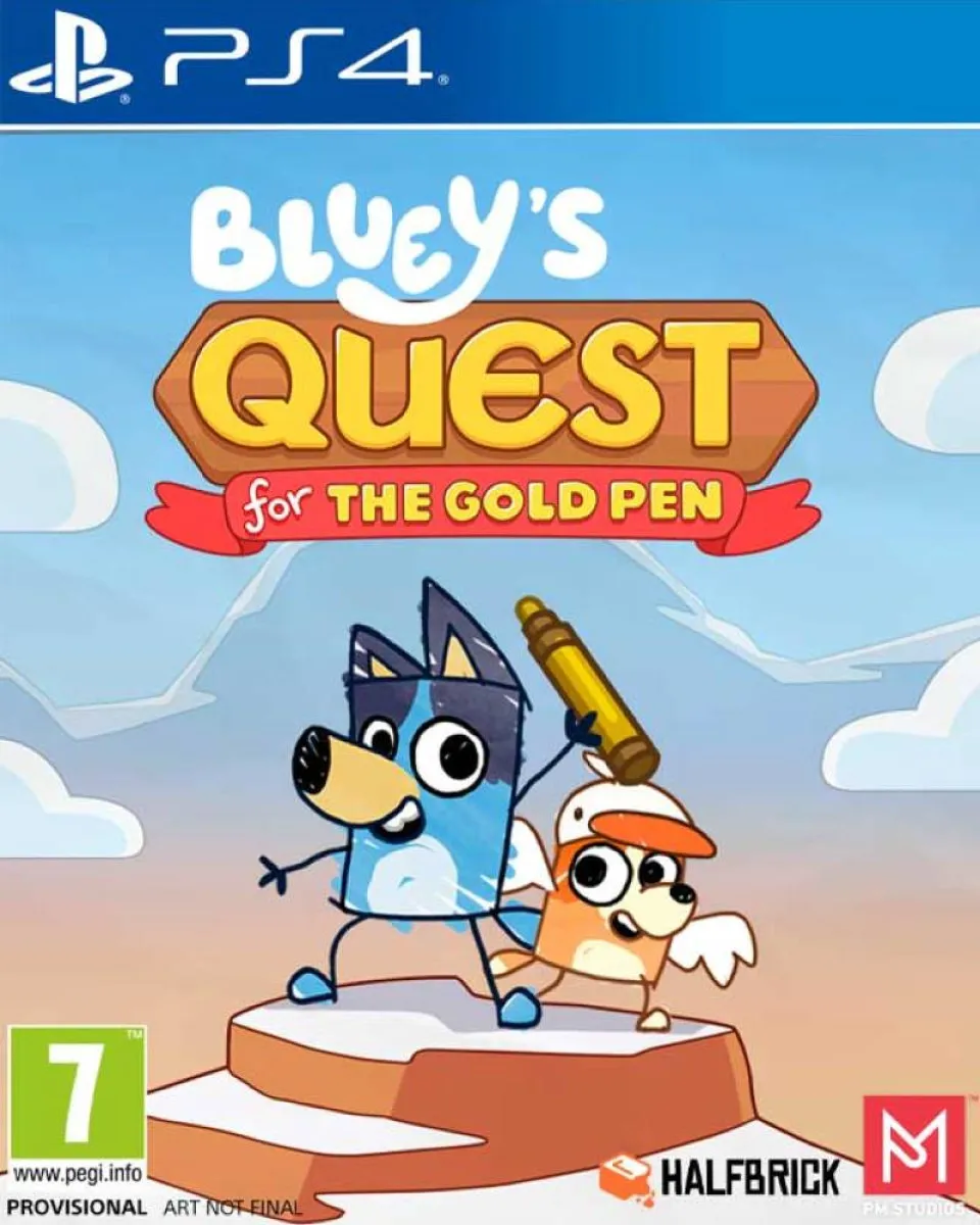 PS4 Bluey's Quest for the Gold Pen 