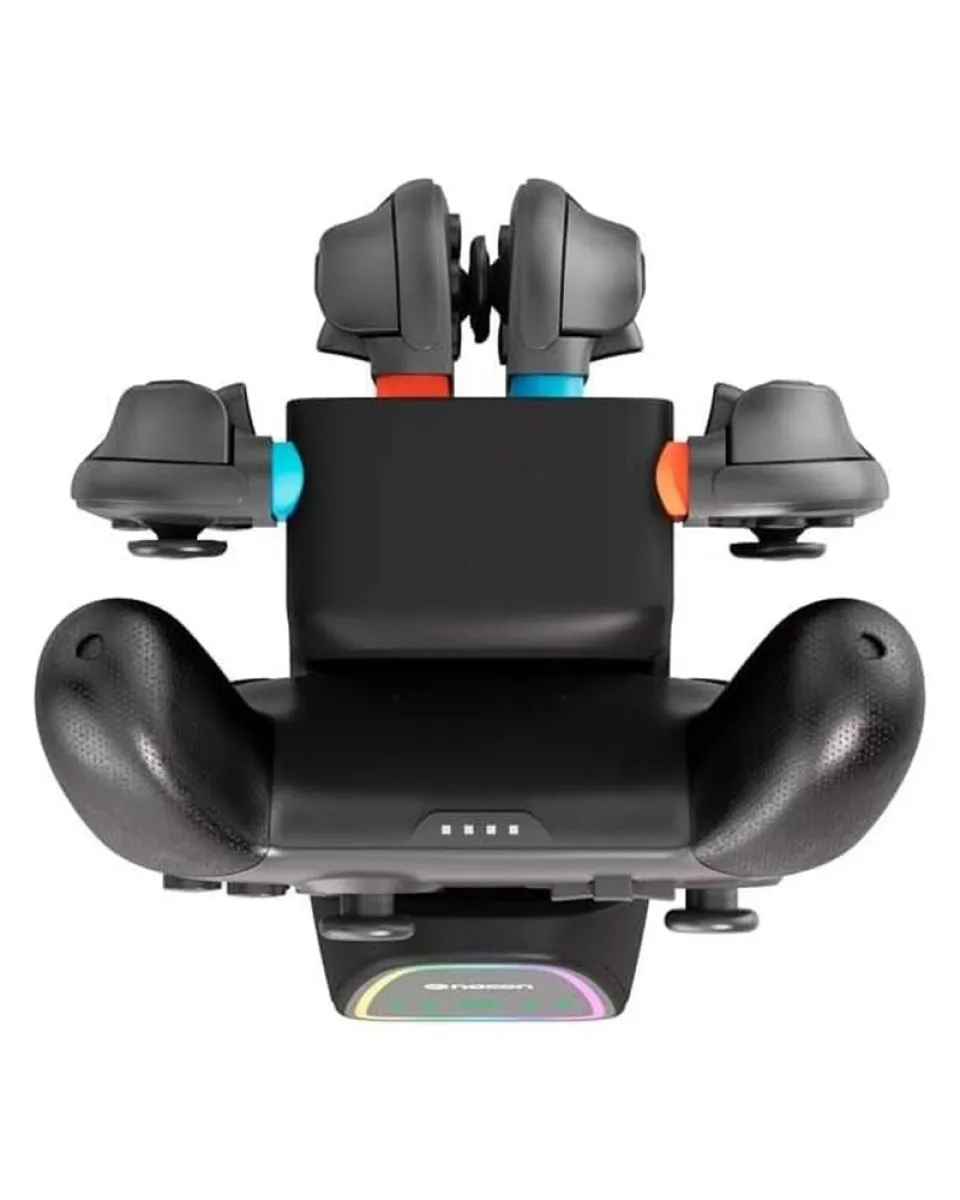 Punjač Nacon za Pro Controller/Joy Con - Quadpro Charger 