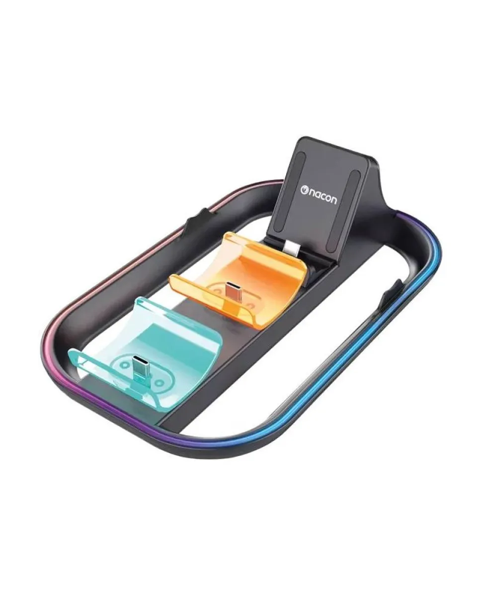 Punjač za Gamepad Nacon TRIDOCK RGB Charger For 2 Pro Controller & Nintendo Switch 2 Console 