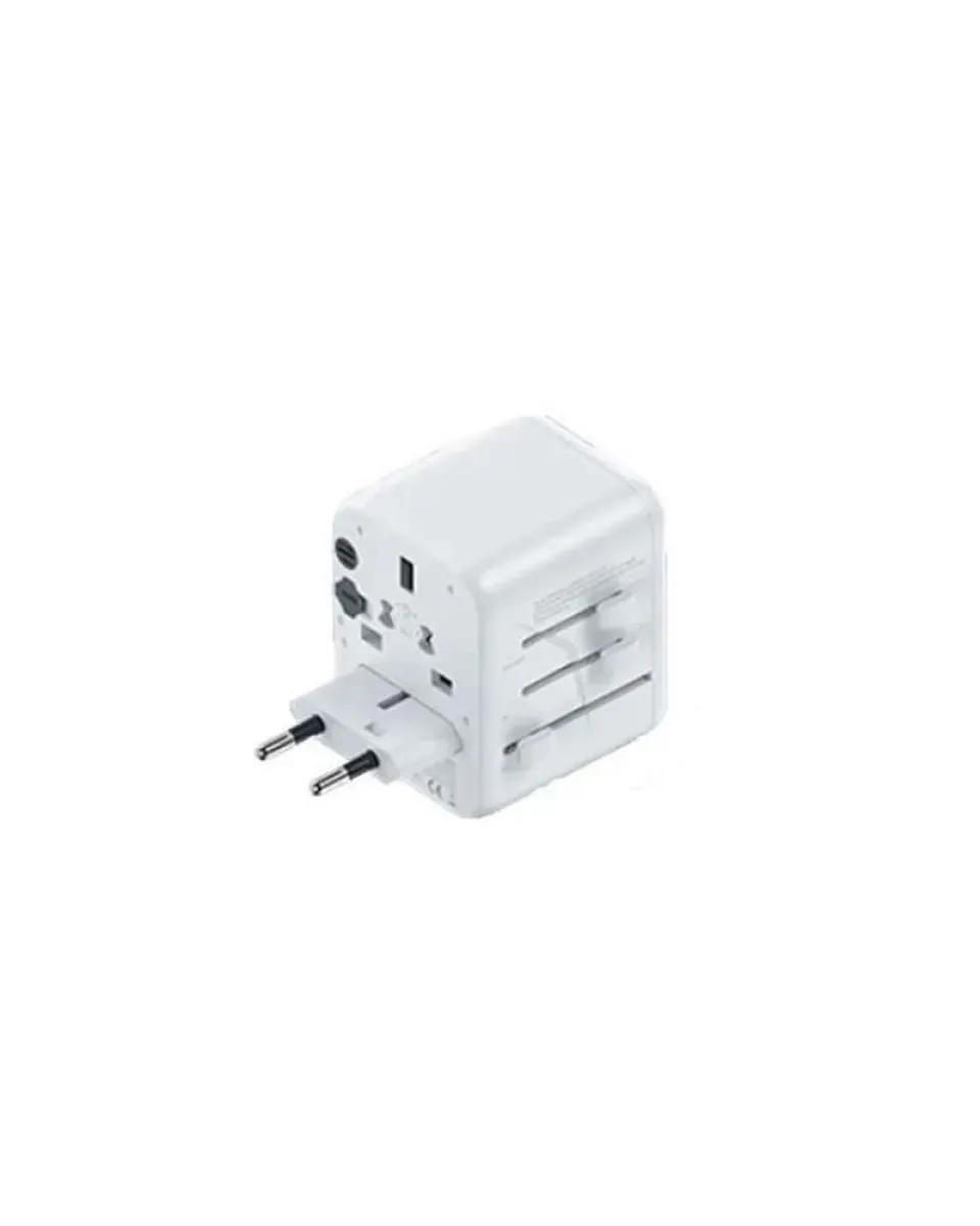 Putni adapter Remax 2.4 A RP-U23 UK/EU/US/AU - White 