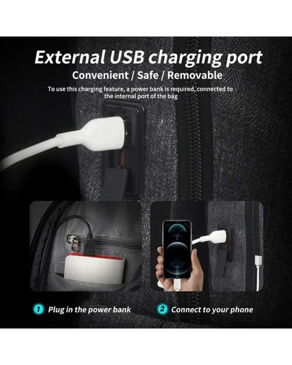 Ranac Tigernu T-B3221C 15.6'' - Black Grey 