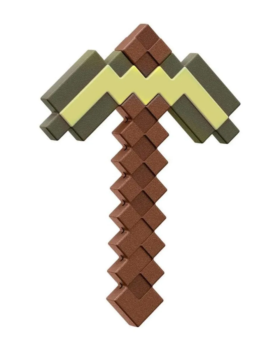 Replica Minecraft - Gold Pickaxe - Plastic 