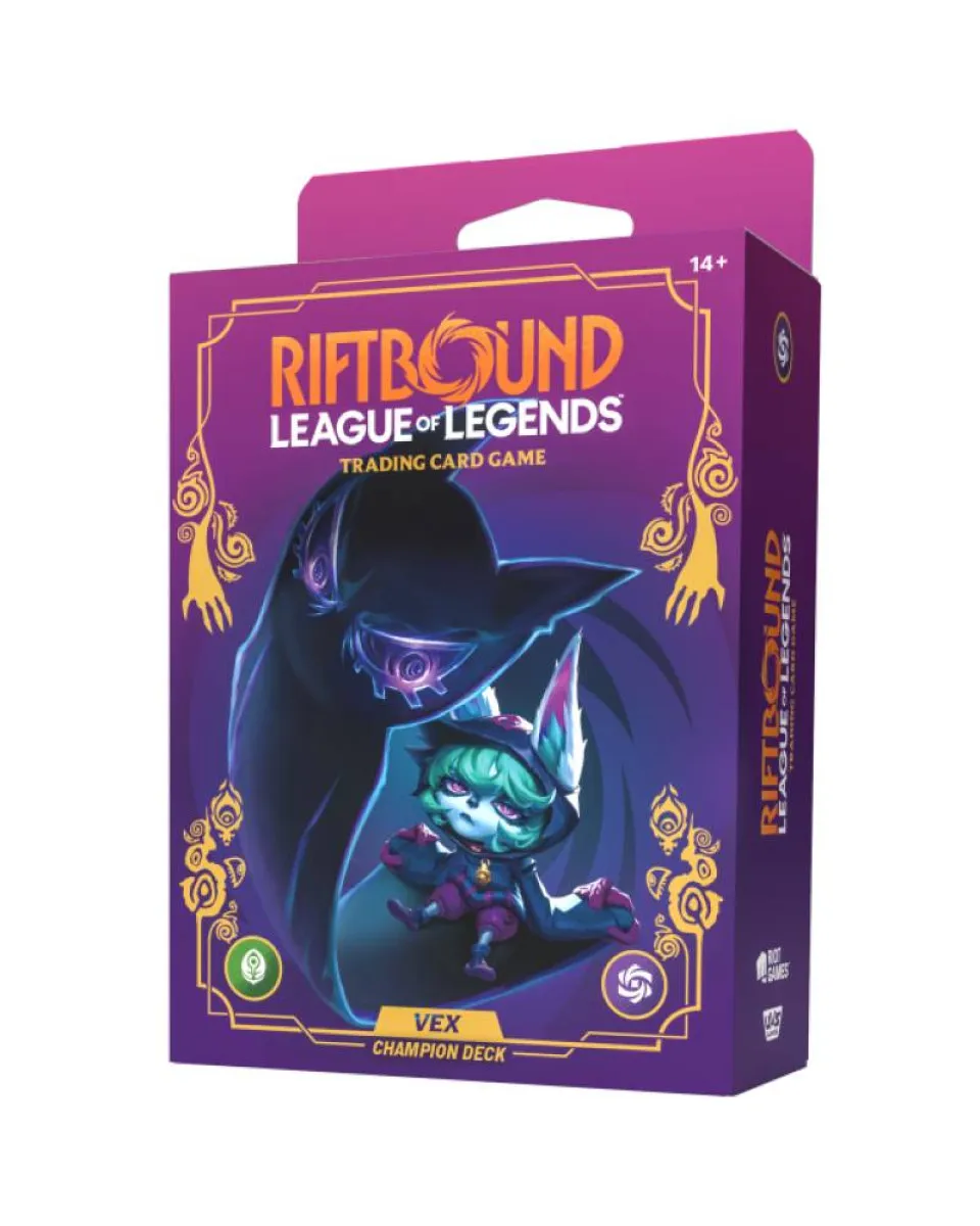 Društvena igra - Board Game - Riftbound League of Legends LOL - TCG Unleashed Champion Deck - Vex 