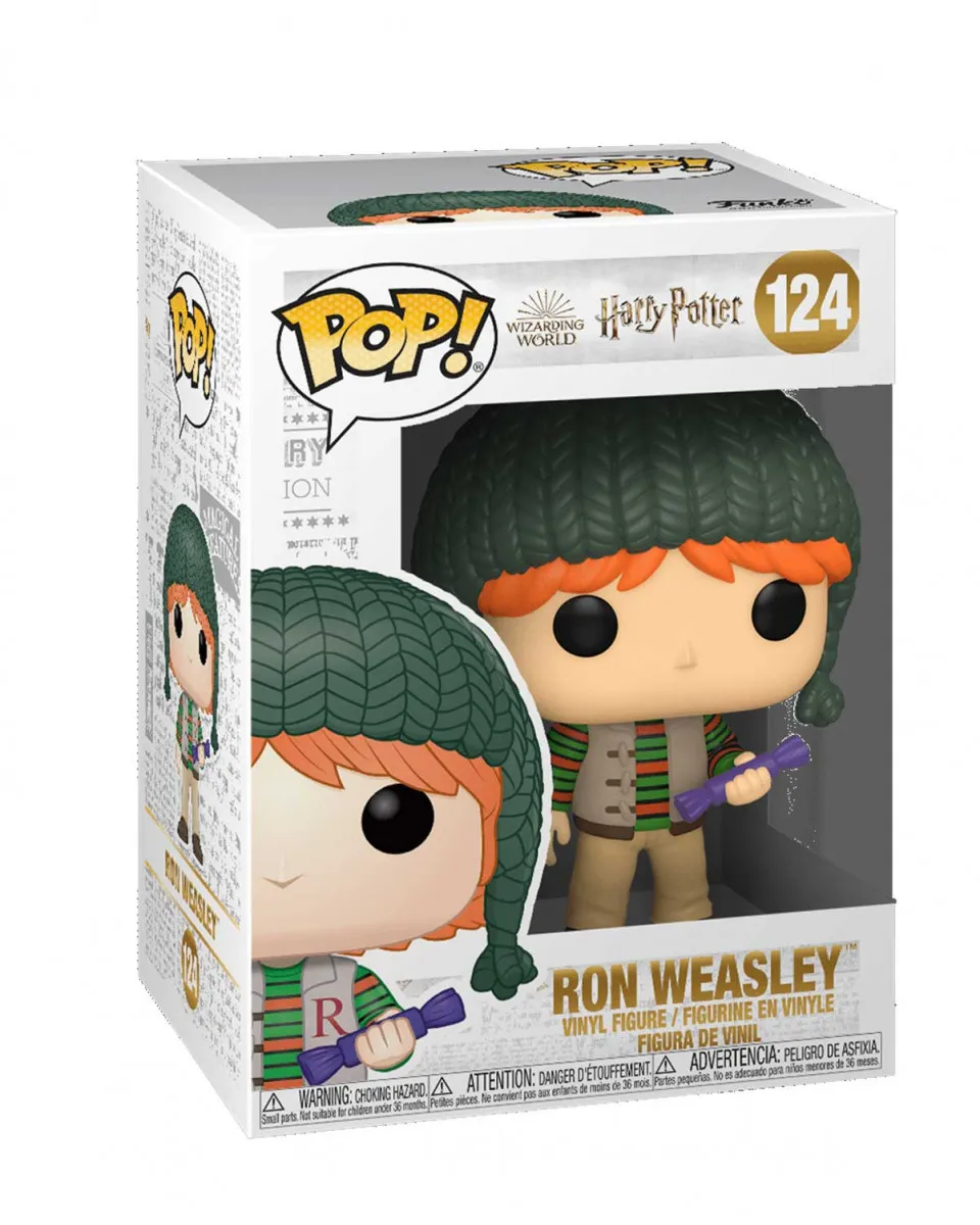 Bobble Figure Harry Potter Holiday POP! - Ron Weasley 