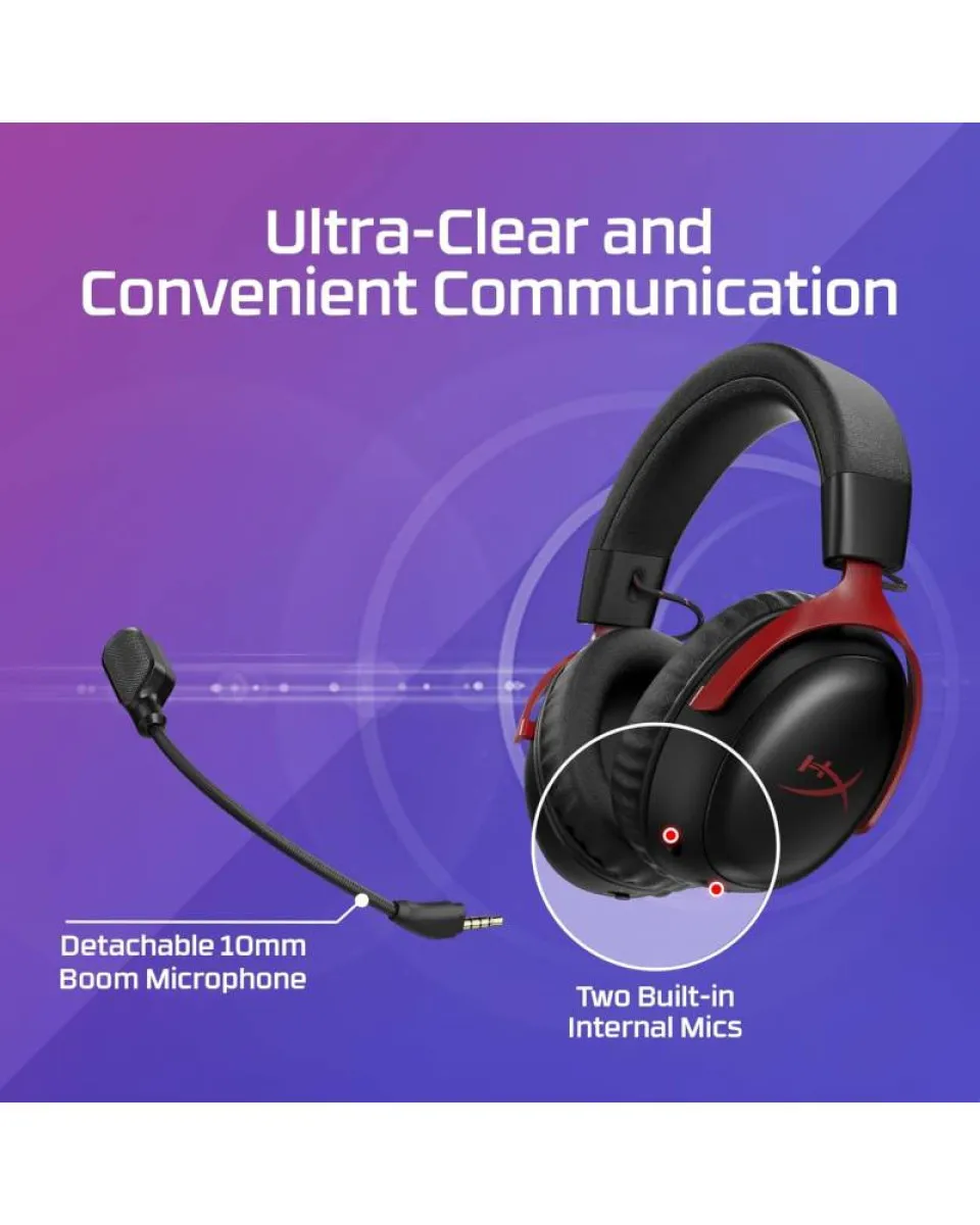 Slušalice HyperX Cloud 3 S Wireless - Red 