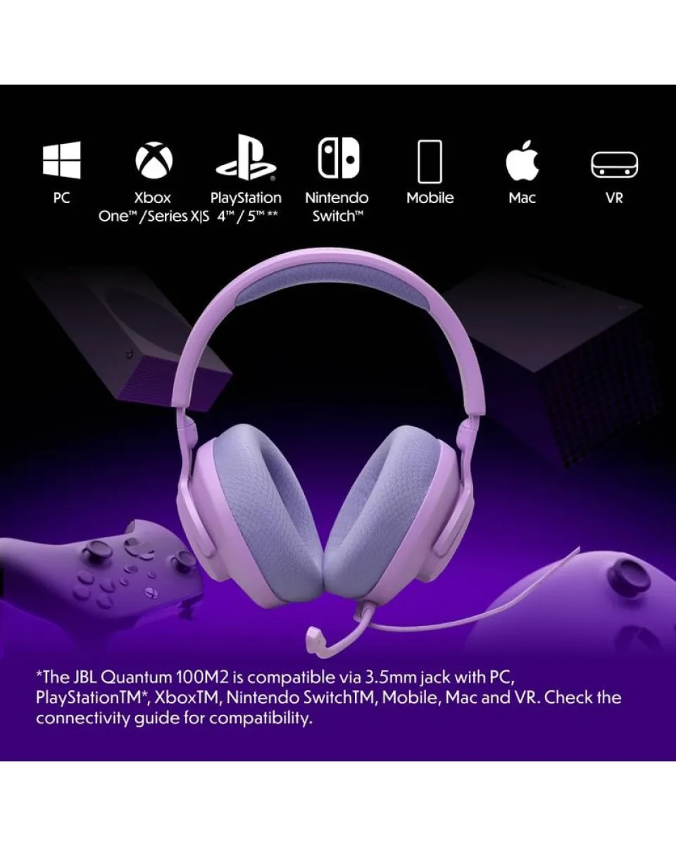 Slušalice JBL Quantum 100 M2 - Purple 