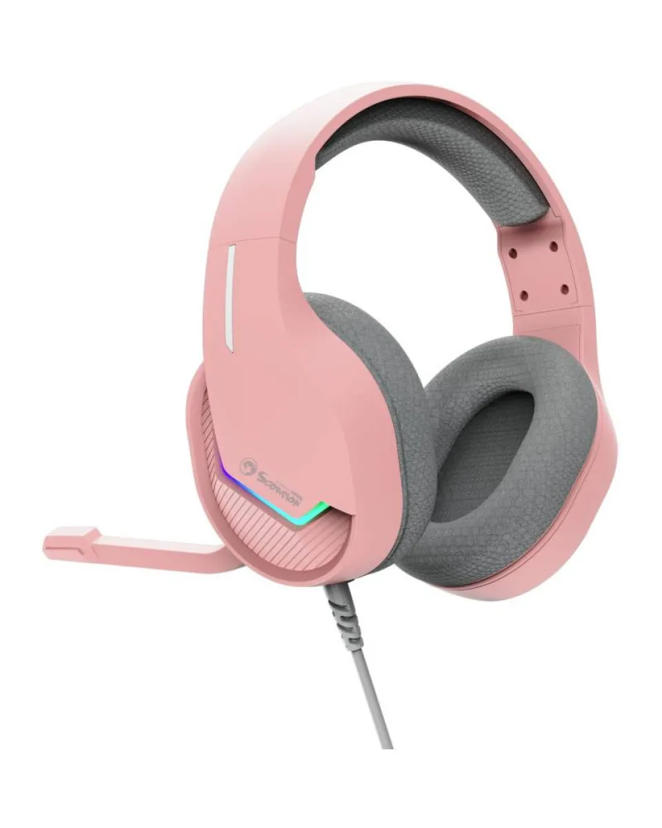 Slušalice Marvo Tactic 40 H8618 - Pink 