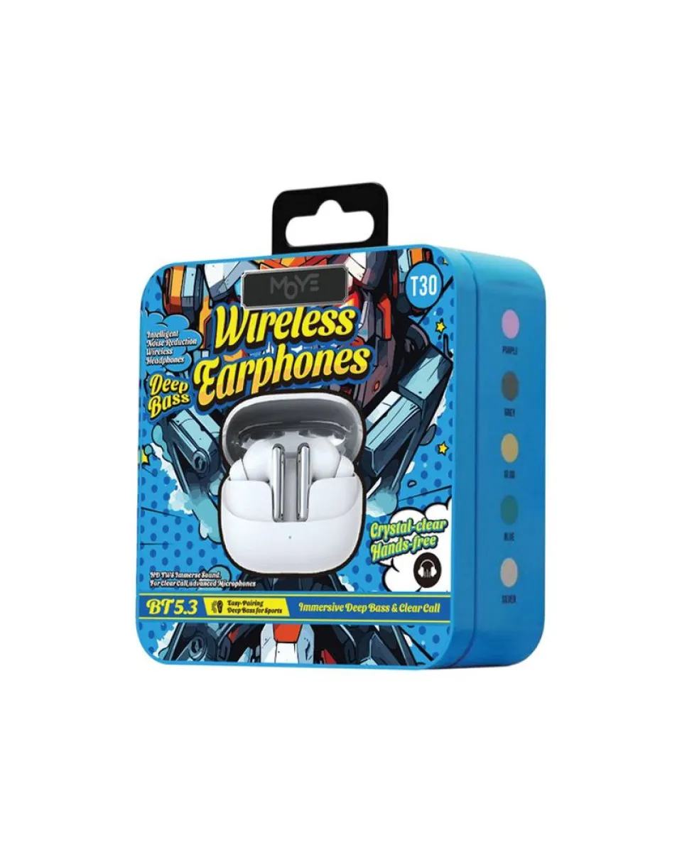 Slušalice Moye - Urban Beatz Wireless Earphone Bežične Bubice - Bele 