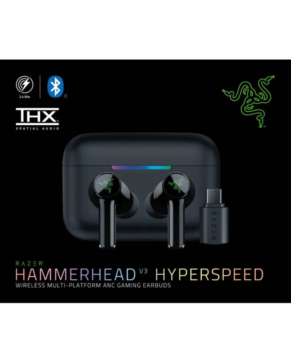 Slušalice Razer Hammerhead V3 HyperSpeed - Wireless Gaming Earbuds 