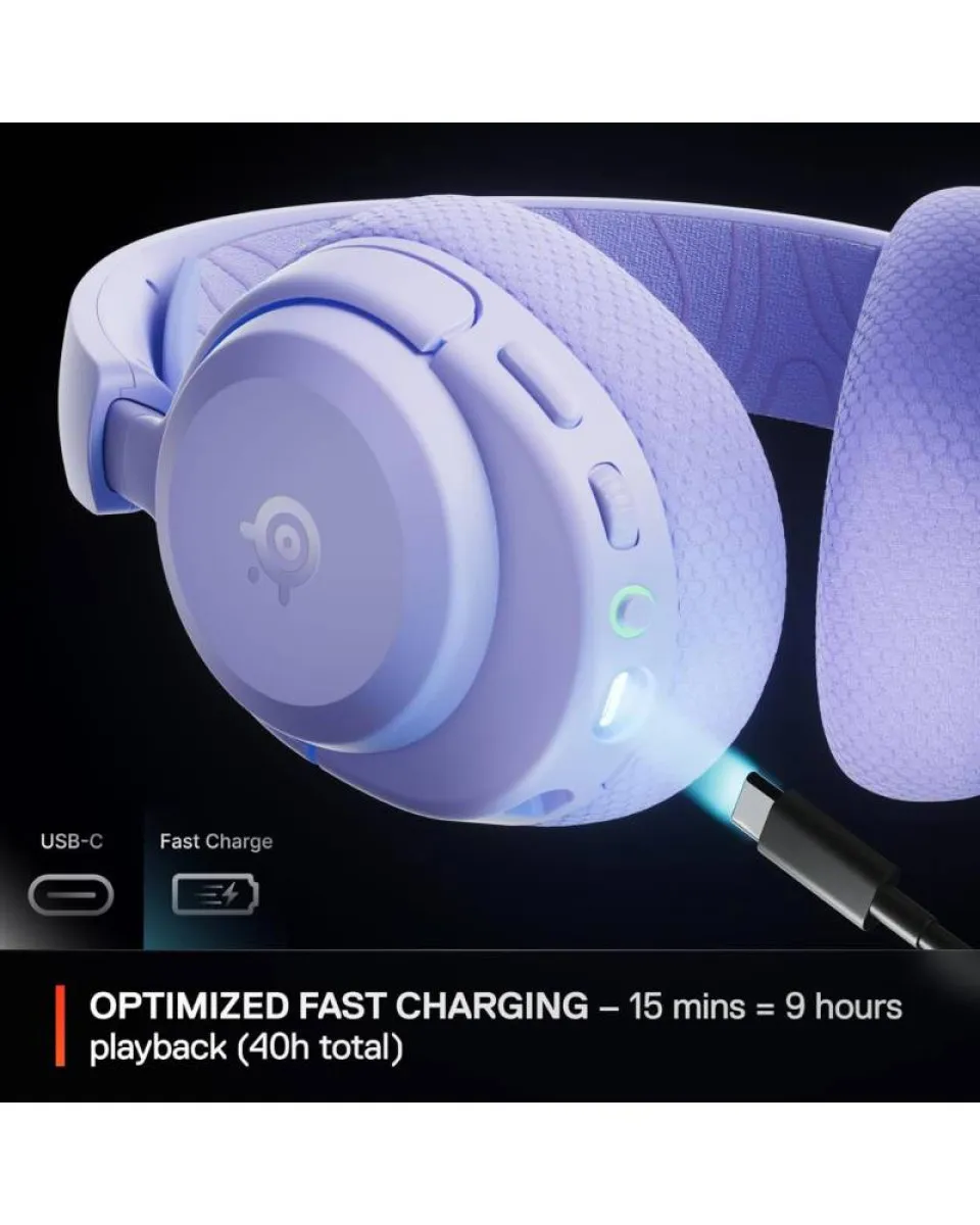Slušalice Steelseries Arctis Nova 3P Wireless  - Lavander 