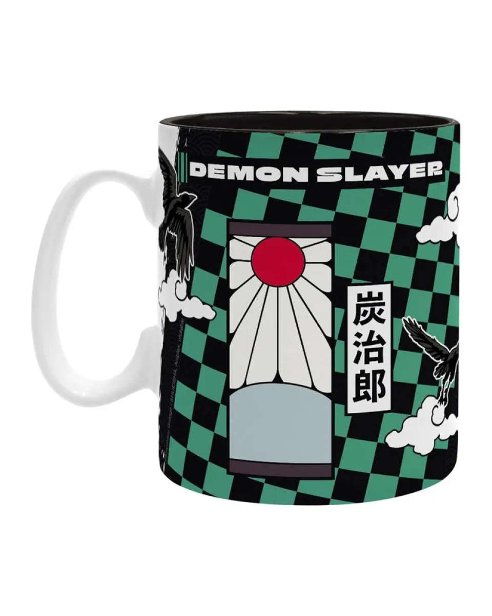 Šolja AbyStyle - Demon Slayer Kimetsu No Yaiba - Tanjiro (Black And Green) 