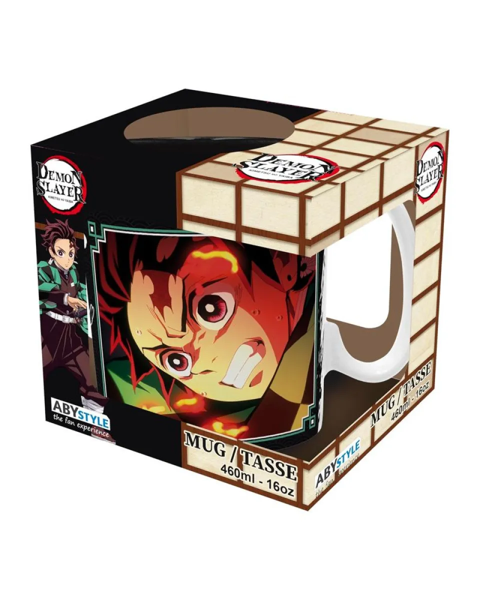 Šolja AbyStyle - Demon Slayer Kimetsu No Yaiba - Tanjiro (Black And Green) 