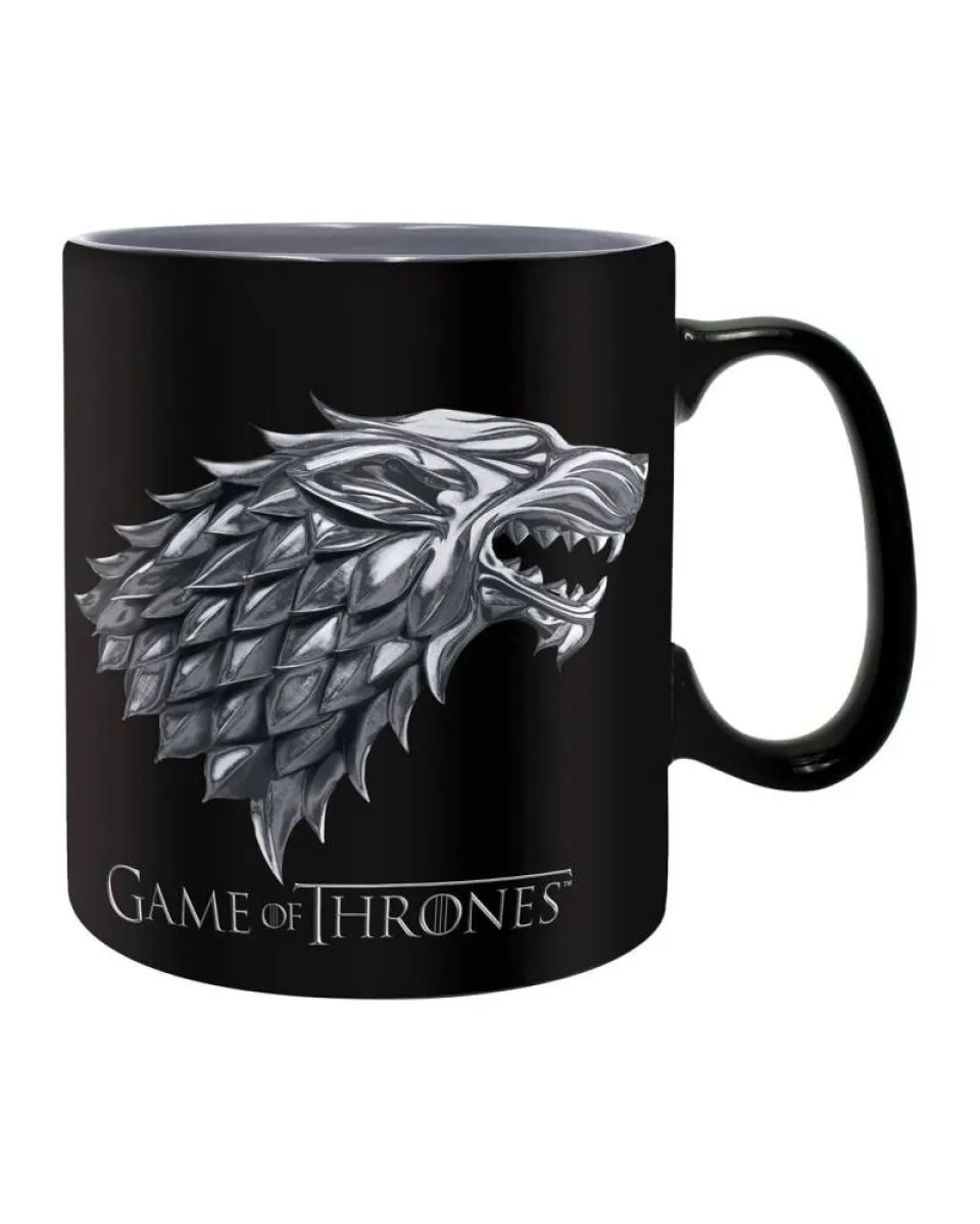 Šolja AbyStyle - Game Of Thrones - Stark - Winter is Coming - Black 
