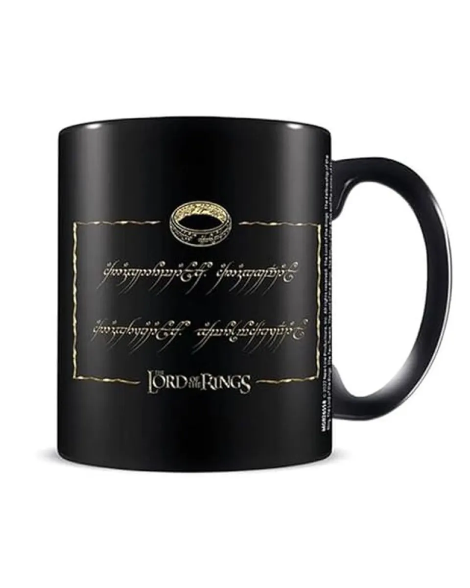Šolja Lord Of The Rings - One Ring - Black Pod Mug 