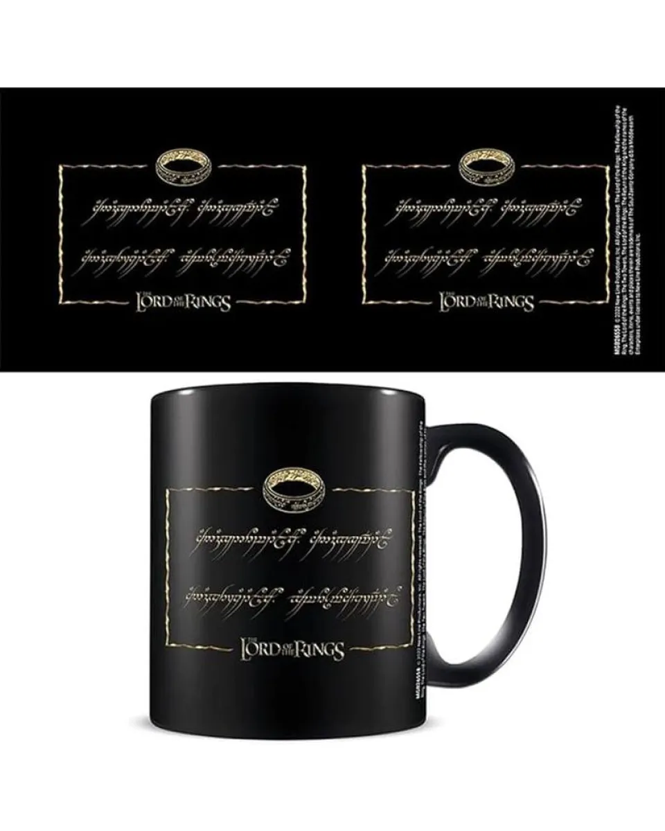 Šolja Lord Of The Rings - One Ring - Black Pod Mug 