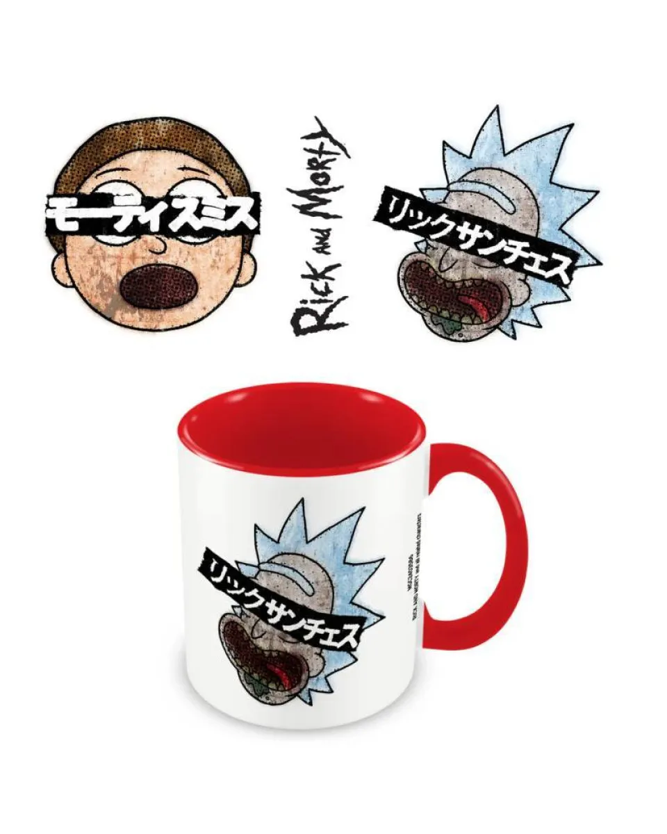 Šolja Rick and Morty - Japanese Text 