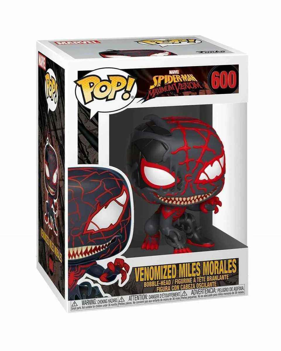 Bobble Figure Marvel - Spider-Man POP! - Venomized Miles Morales 