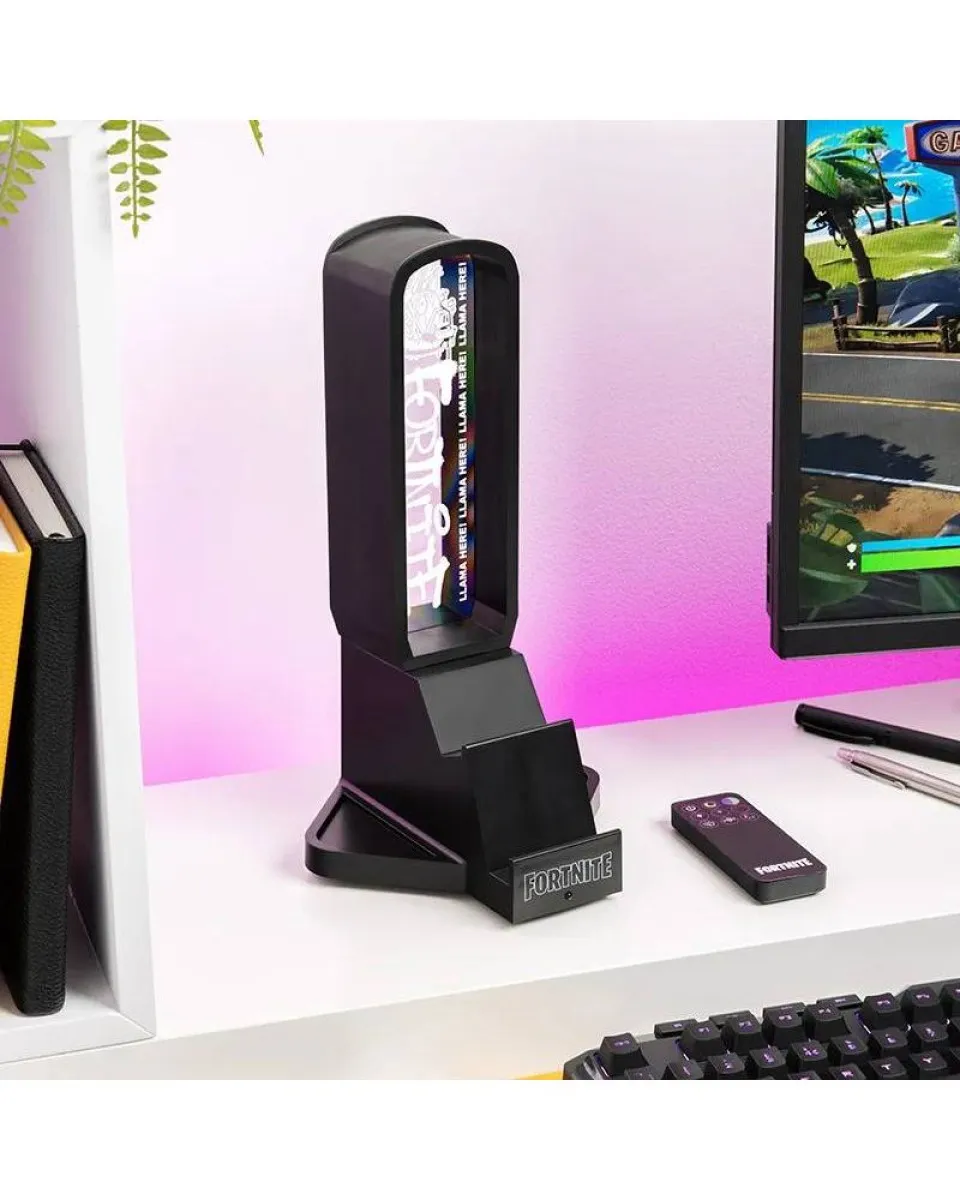 Stalak za slušalice Paladone - Fortnite Headphone Stand With Light 