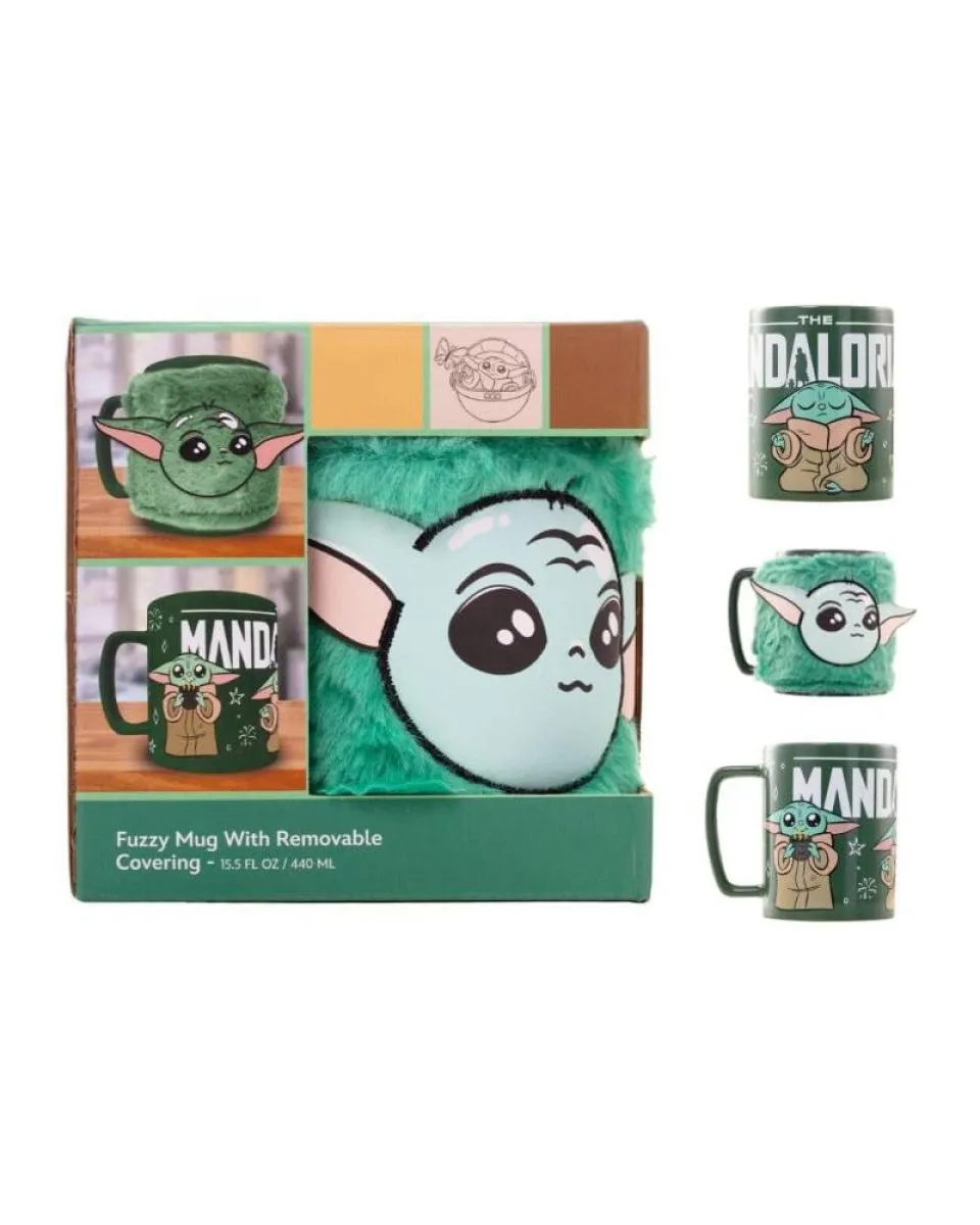 Čupava šolja Star Wars - The Grogu Fuzzy Mug 