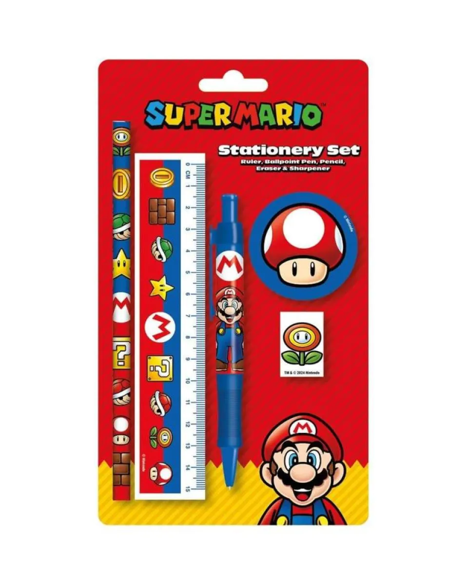 Stationery Set - Super Mario - Icons 