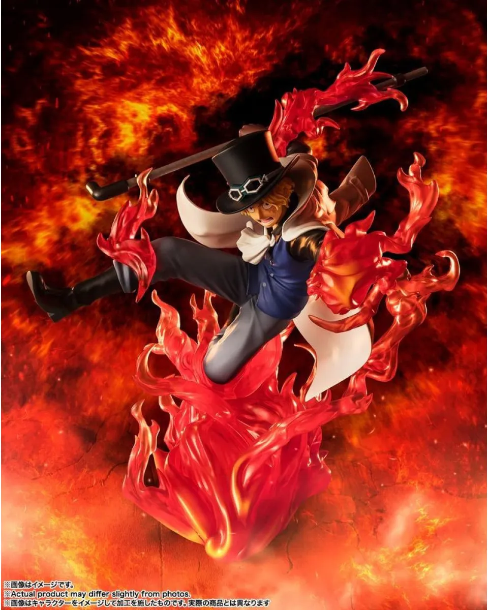 Statue One Piece - ZERO Extra Battle - Sabo Fire Fist Rook Check 