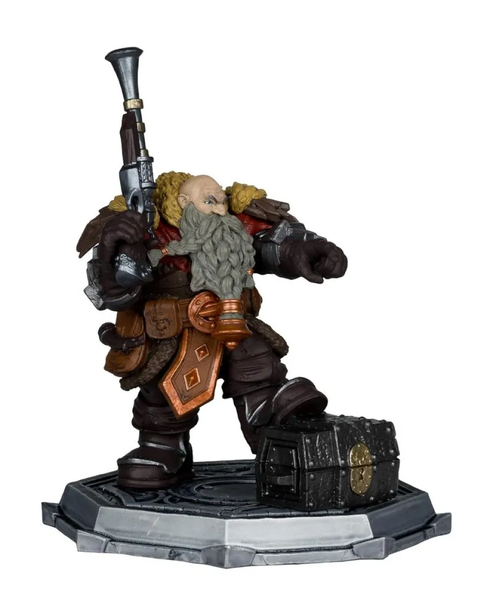 Statue World of Warcraft - 2 Pack - Dwarf Hunter - Beast Master And Pandaren - Gold Label 