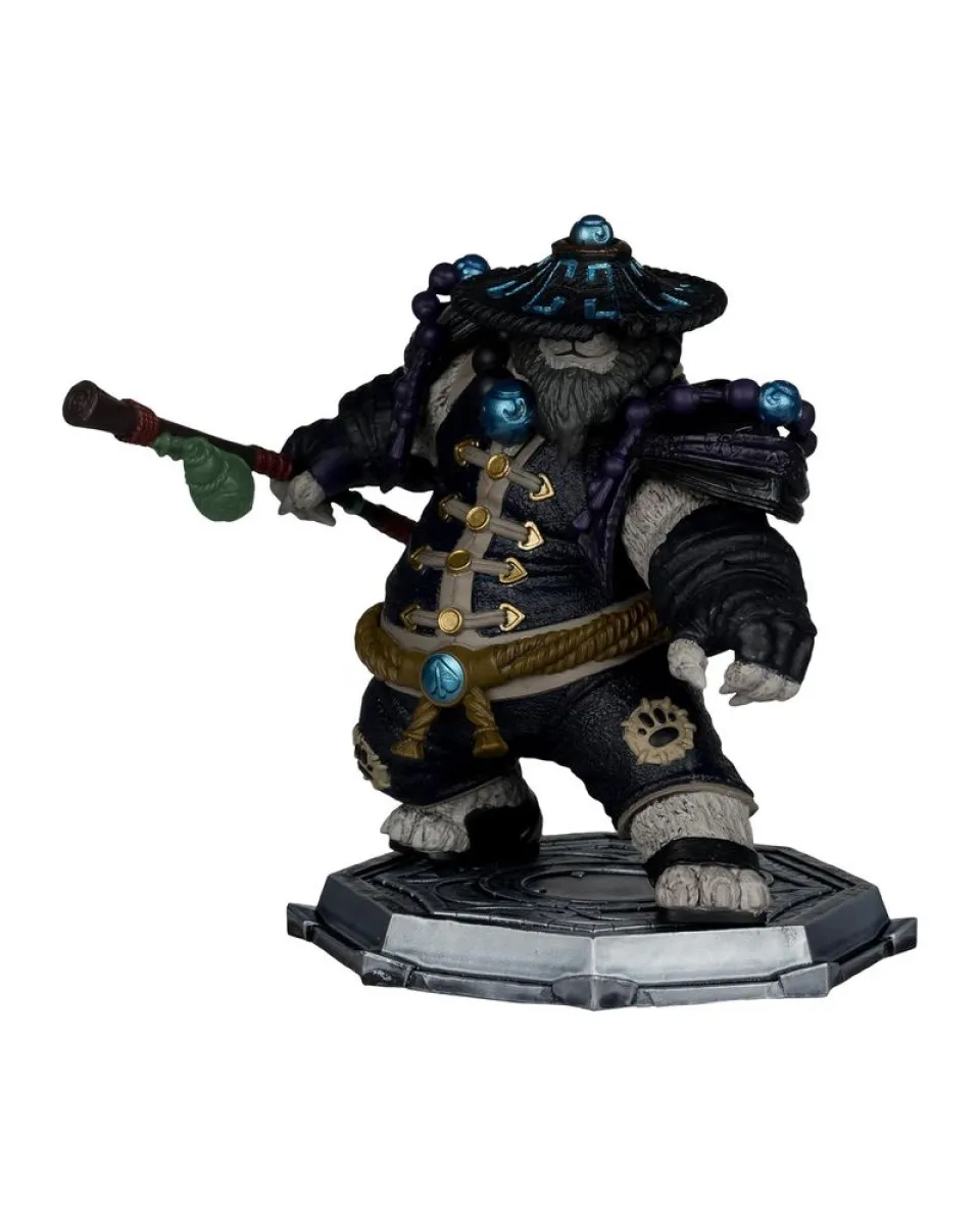 Statue World of Warcraft - 2 Pack - Dwarf Hunter - Beast Master And Pandaren - Gold Label 