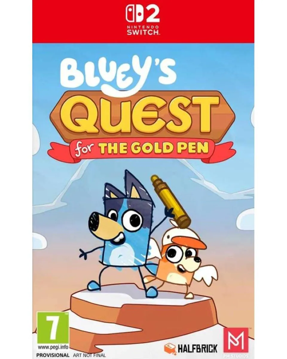 Switch 2 Bluey's Quest for the Gold Pen 