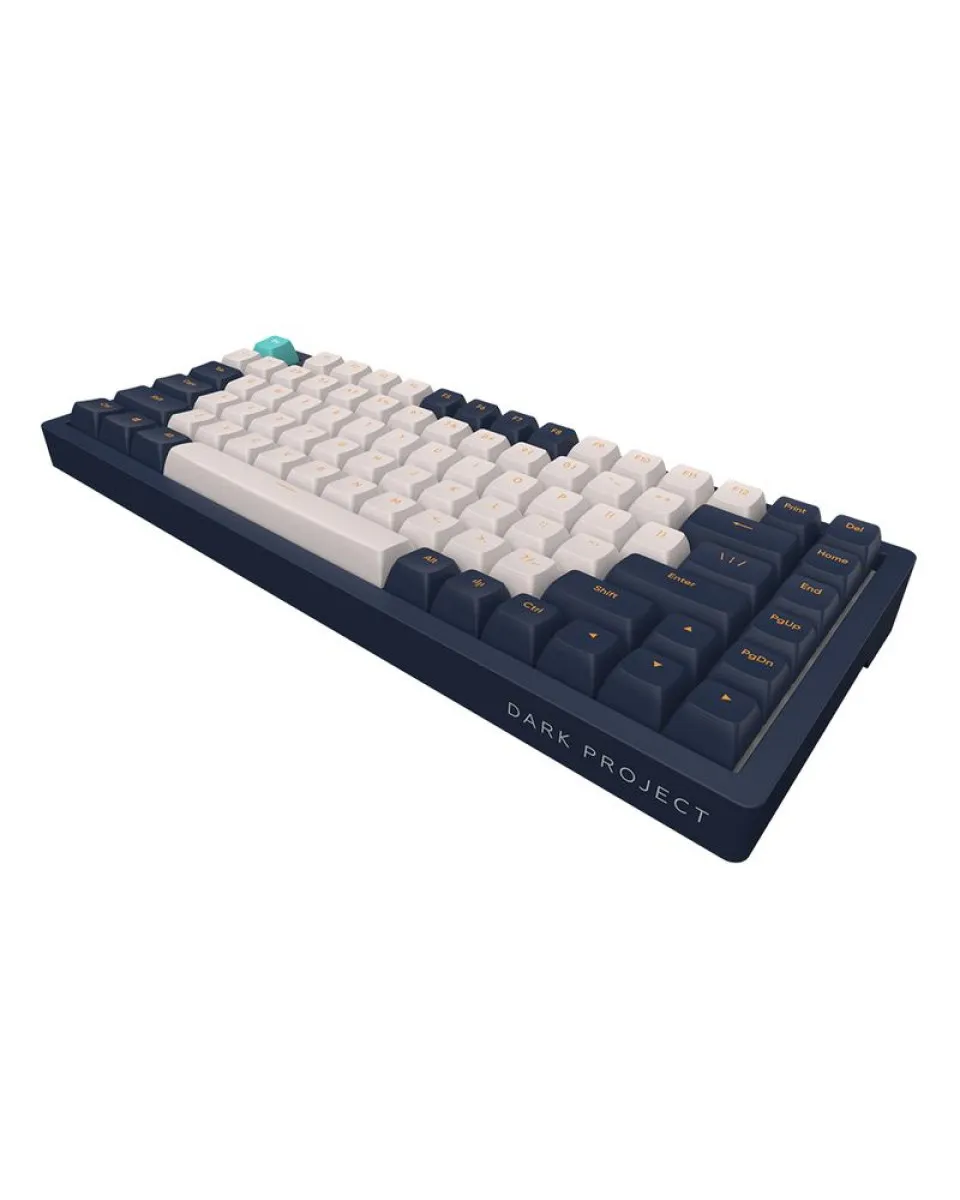Tastatura Dark Project KD83A Ivory/Navy Blue - RGB (ANSI) 