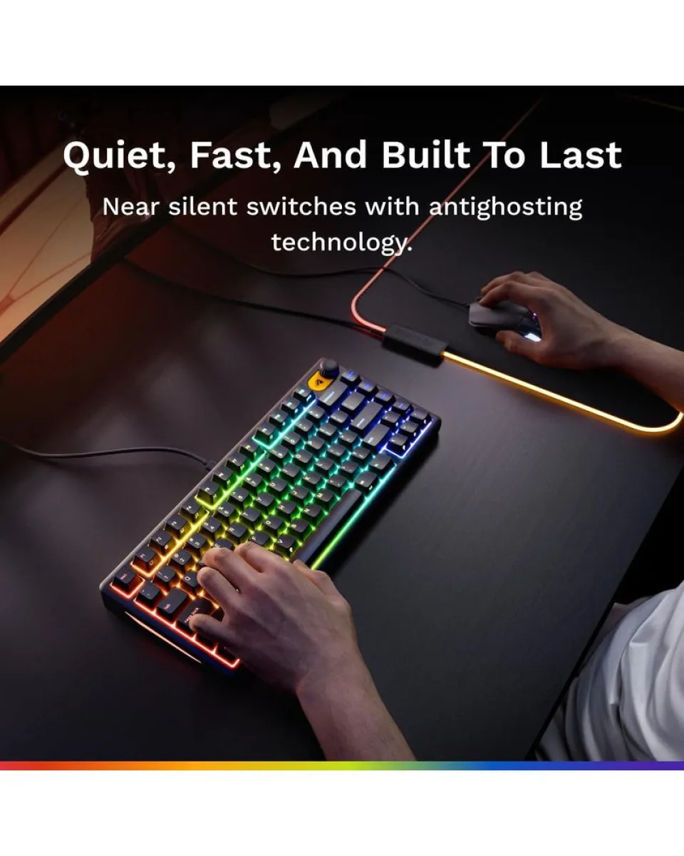 Tastatura Glorious GMBK 3 75% Pre-Built ANSI - Black 