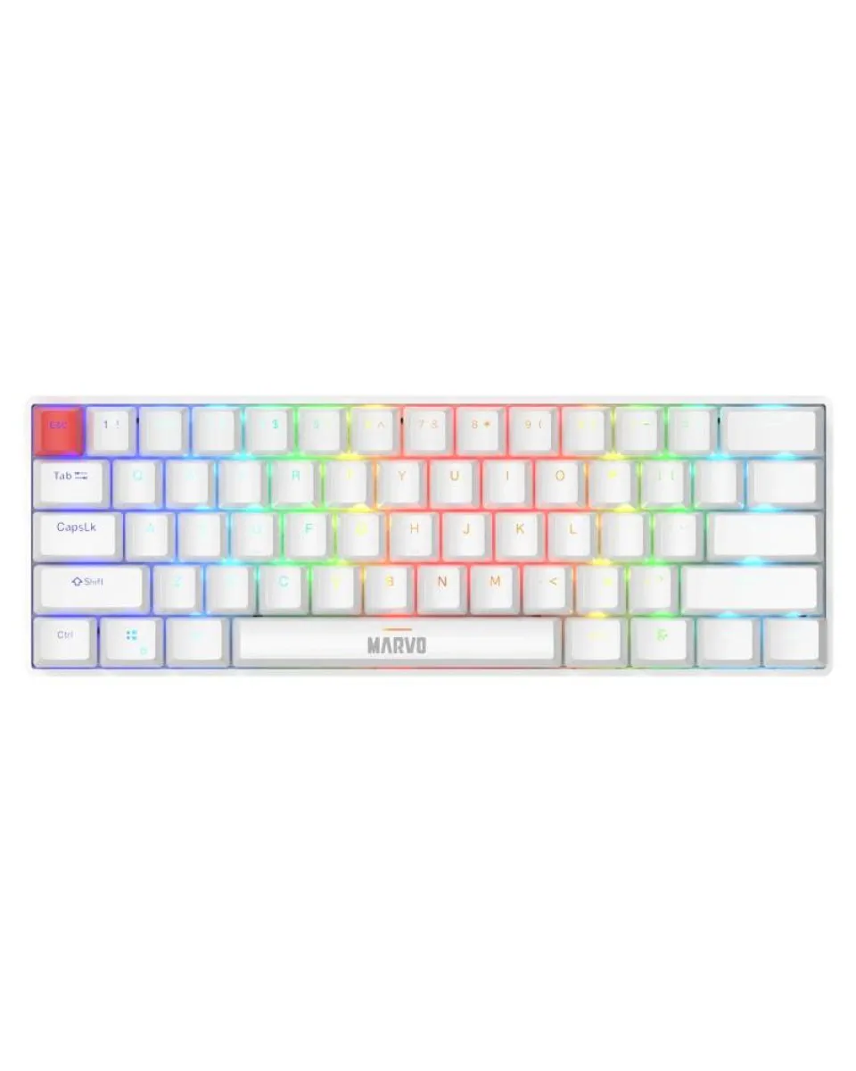 Tastatura Marvo Saber 61 KG933WH - White 