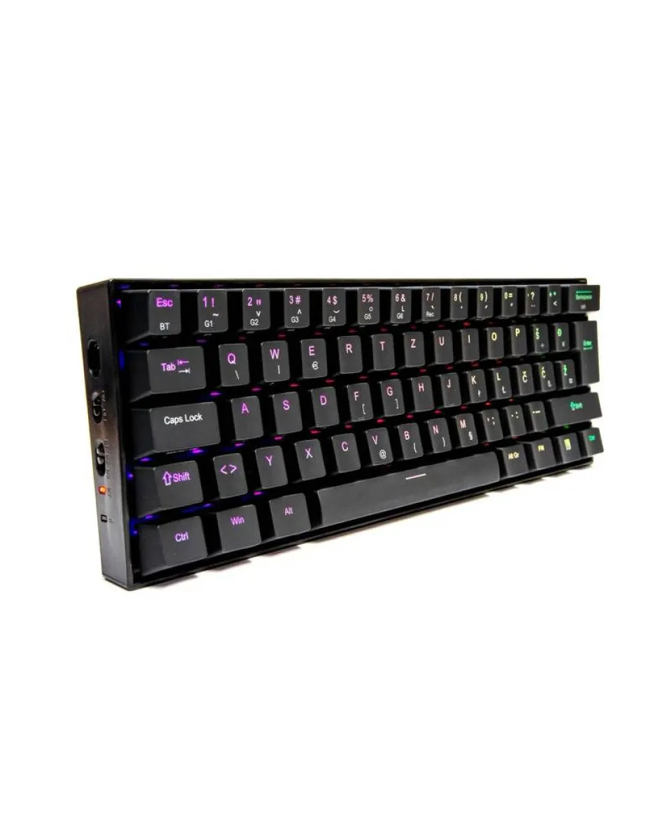 Tastatura Redragon Draconic K530 YU RGB Pro Bluetooth Brown Switch - Black 