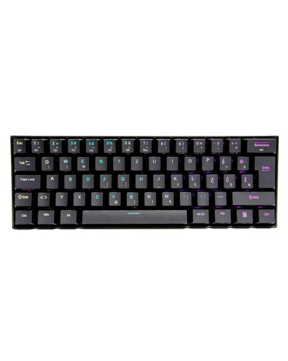 Tastatura Redragon Draconic K530 YU RGB Pro Bluetooth Brown Switch - Black 