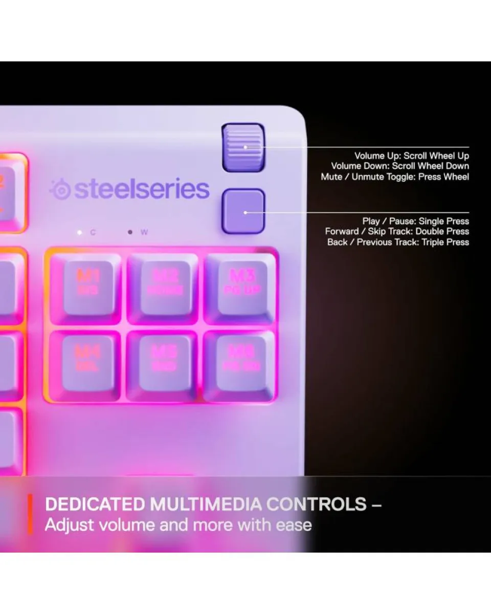 Tastatura Steelseries APEX 3 TKL Lavender 