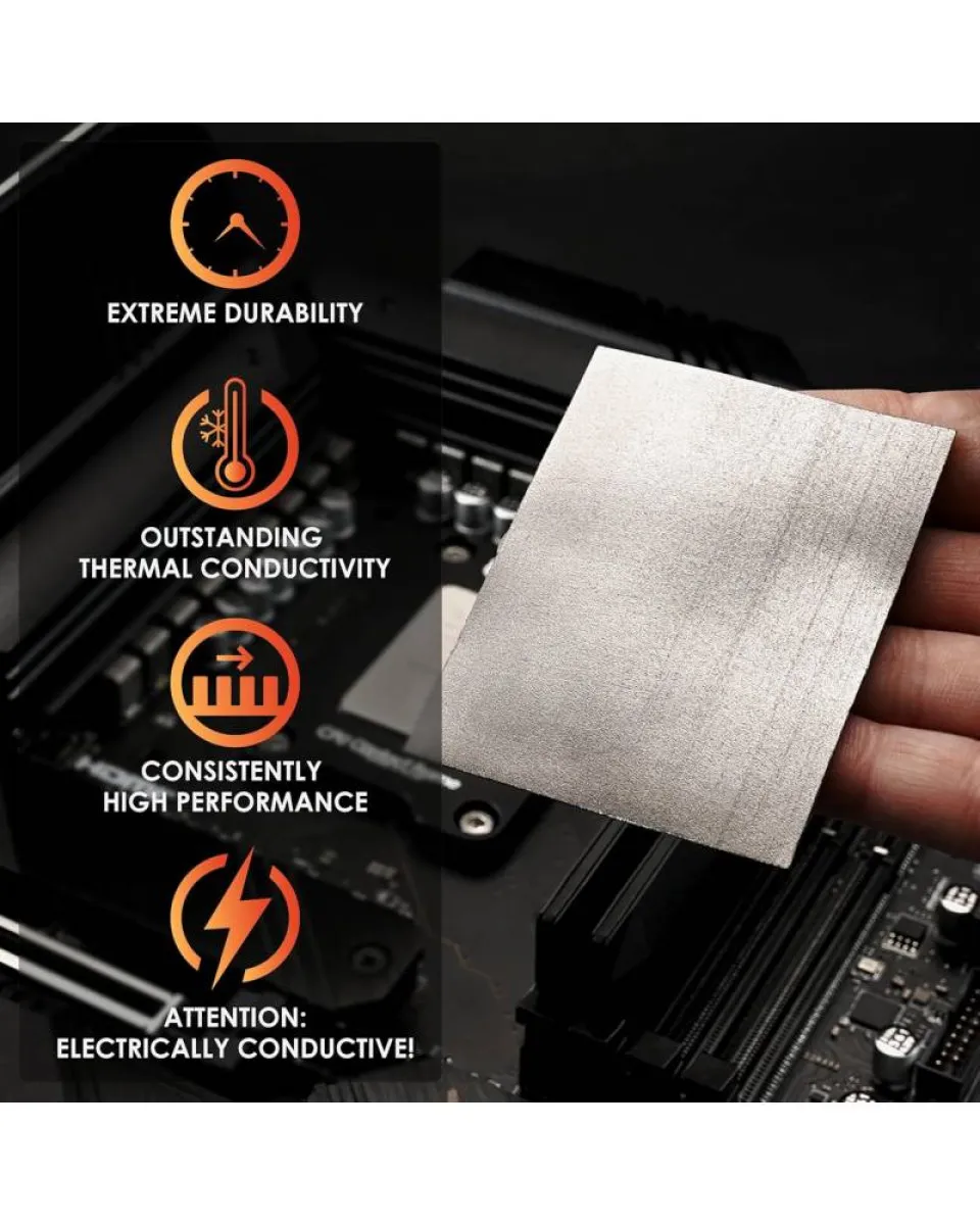 Termalna podloga Thermal Grizzly KryoSheet 29x25x0.2mm - Gray 