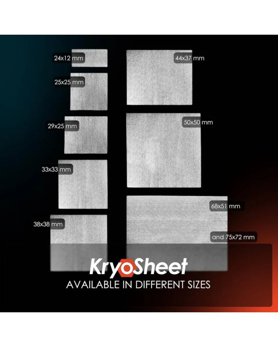 Termalna podloga Thermal Grizzly KryoSheet 29x25x0.2mm - Gray 