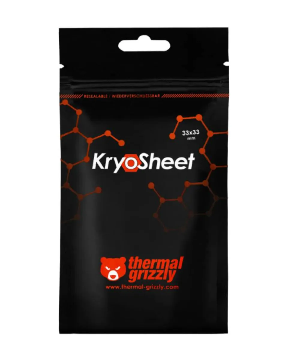Termalna podloga Thermal Grizzly KryoSheet 33x33x0.2mm - Gray 