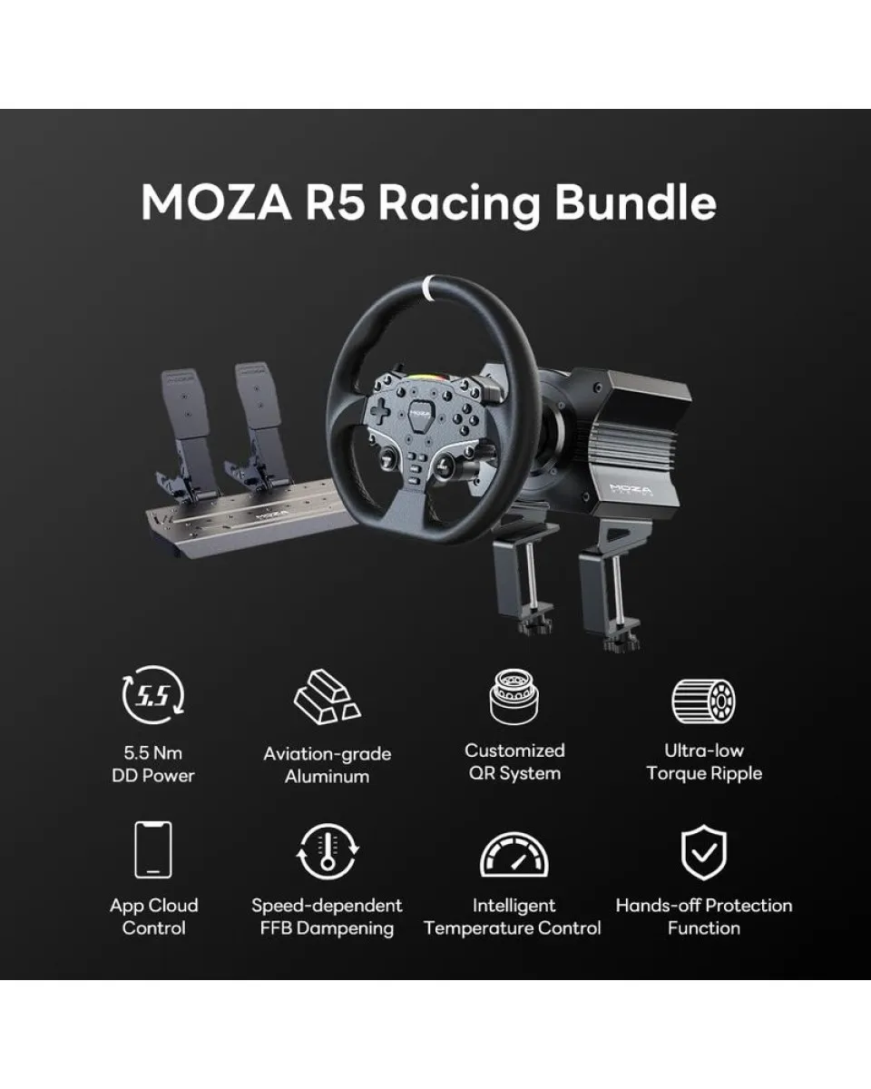 Volan MOZA R5 RS20 Racing Simulator Bundle 