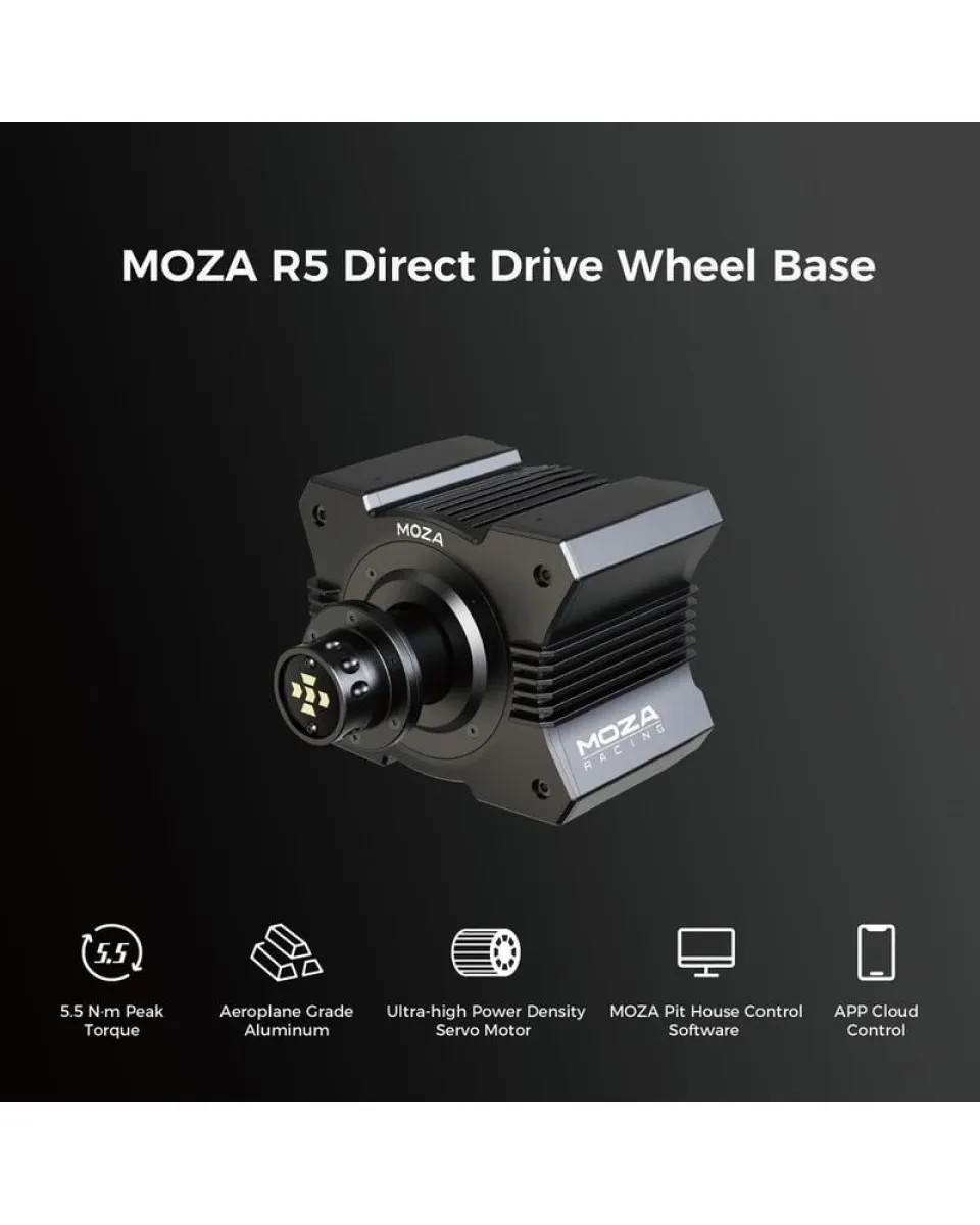 Volan MOZA R5 RS20 Racing Simulator Bundle 